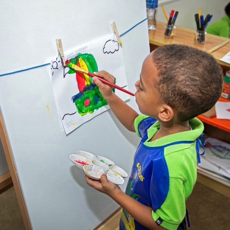Clases en el Hogar del Niño