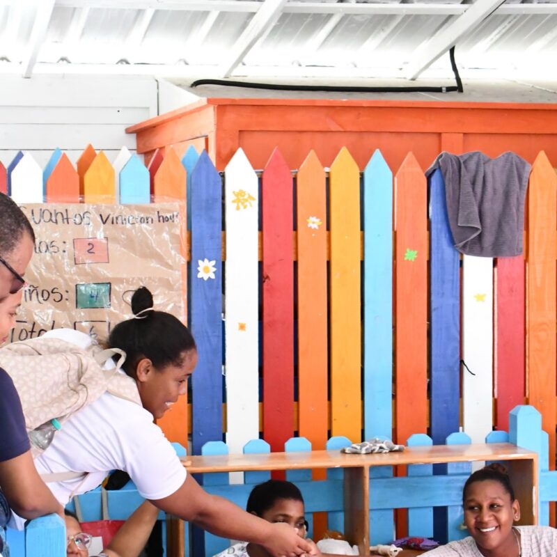 Sala de Infancia Hogar del Niño en Isla Saona