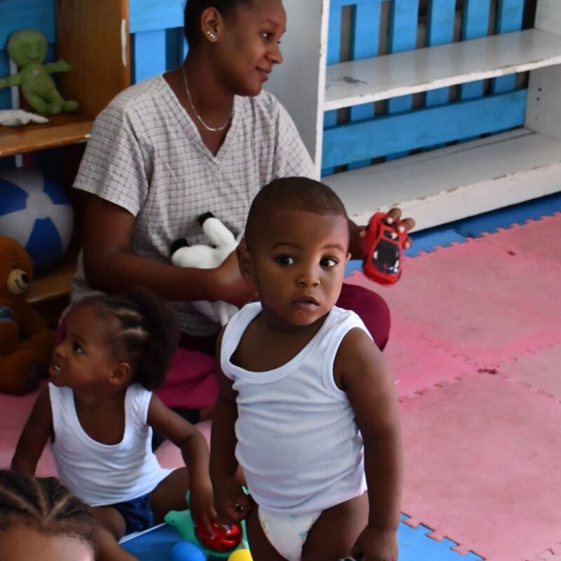 Sala de Infancia Hogar del Niño en Isla Saona