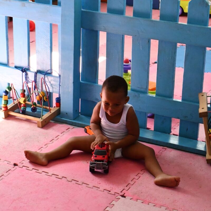 Sala de Infancia Hogar del Niño en Isla Saona