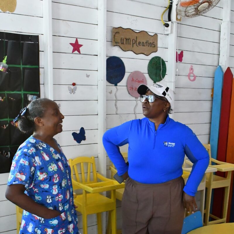 Sala de Infancia Hogar del Niño en Isla Saona