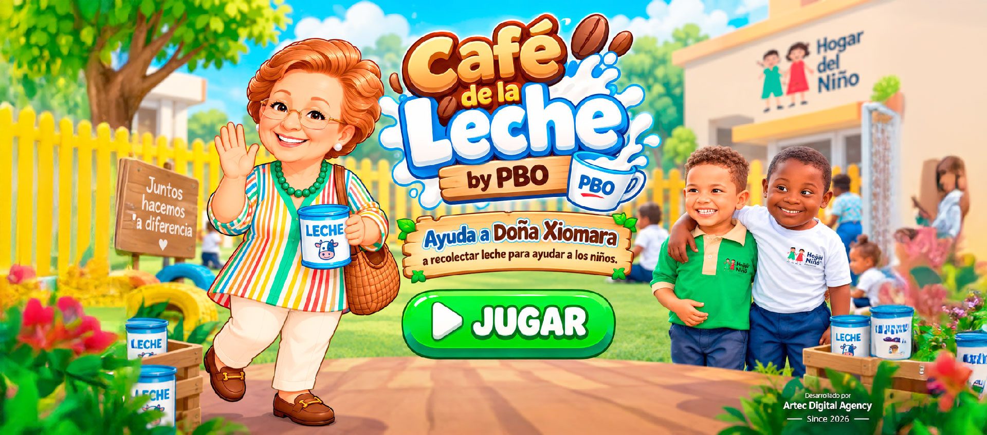 Café de la Leche by PBO: ayuda a Doña Xiomara a recolectar leche para los niños