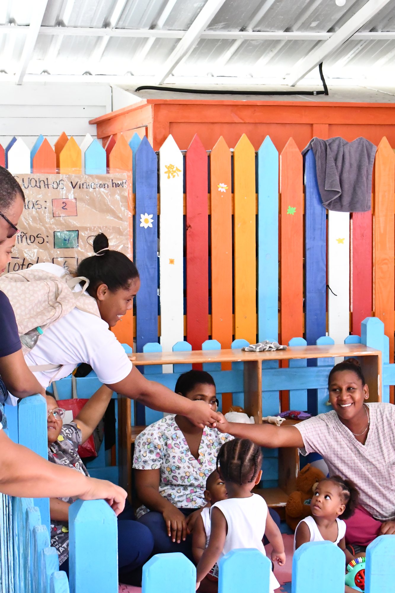 Sala de Infancia del Hogar del Niño en Mano Juan, Isla Saona